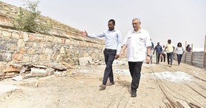 president cabo verde impressed by the island of maio