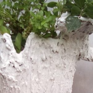 maio locally made concrete large garden planter by crafts people view right side