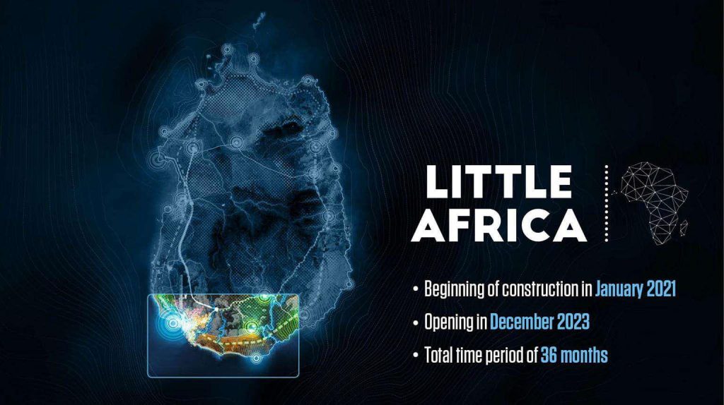 Little Africa Maio is a new destination, unique, of a high level and 100% Cape Verdean.
Inclusive destination, cultural, business, with a component of residential and work tourism (tech / on line). HUB AFRICA, the window from Africa to the world and from there to the continent.
LITTLE AFRICA wants to be the new little Dubai or African Singapore. A must-visit place made up of 54 small museums, one for each African country, which explain its history, people, culture, gastronomy, etc.
Shopping center, theaters, concerts, restaurants, city of congresses, exhibitions and businesses, water sports, etc.
Little Africa will have an international standard hospital as well as a first class international school, which will allow international citizens to settle on the island and use Cape Verde as a platform for providing services towards the African continent.
LITTLE AFRICA has the express support of the WORLD TOURISM ORGANIZATION (OMT) and the United Nations HABITAT (sustainability and environment), due to the quality of the project and its commitments.
So much so that its secretary general, SR ZURAB, supported the project before more than 40 African tourism ministers at the last regional congress, and confirmed that the next meeting will be held in Cape Verde, in September this year.