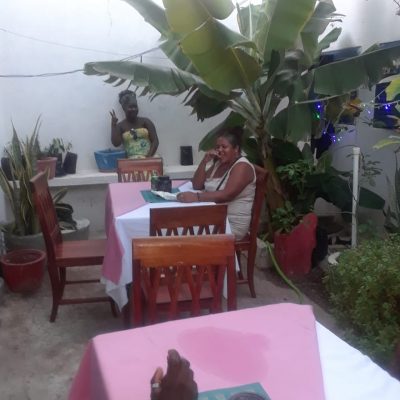 chat with locals for news and advice relaxed in morro with mariama