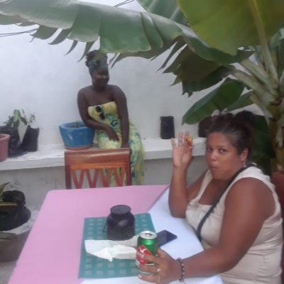 local cafe bar in morro near vila do maio